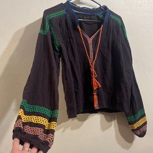 Macrame urban outfitters top